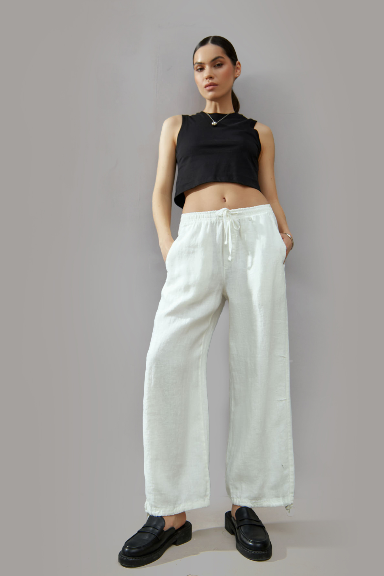 Брюки льняные Van Mich