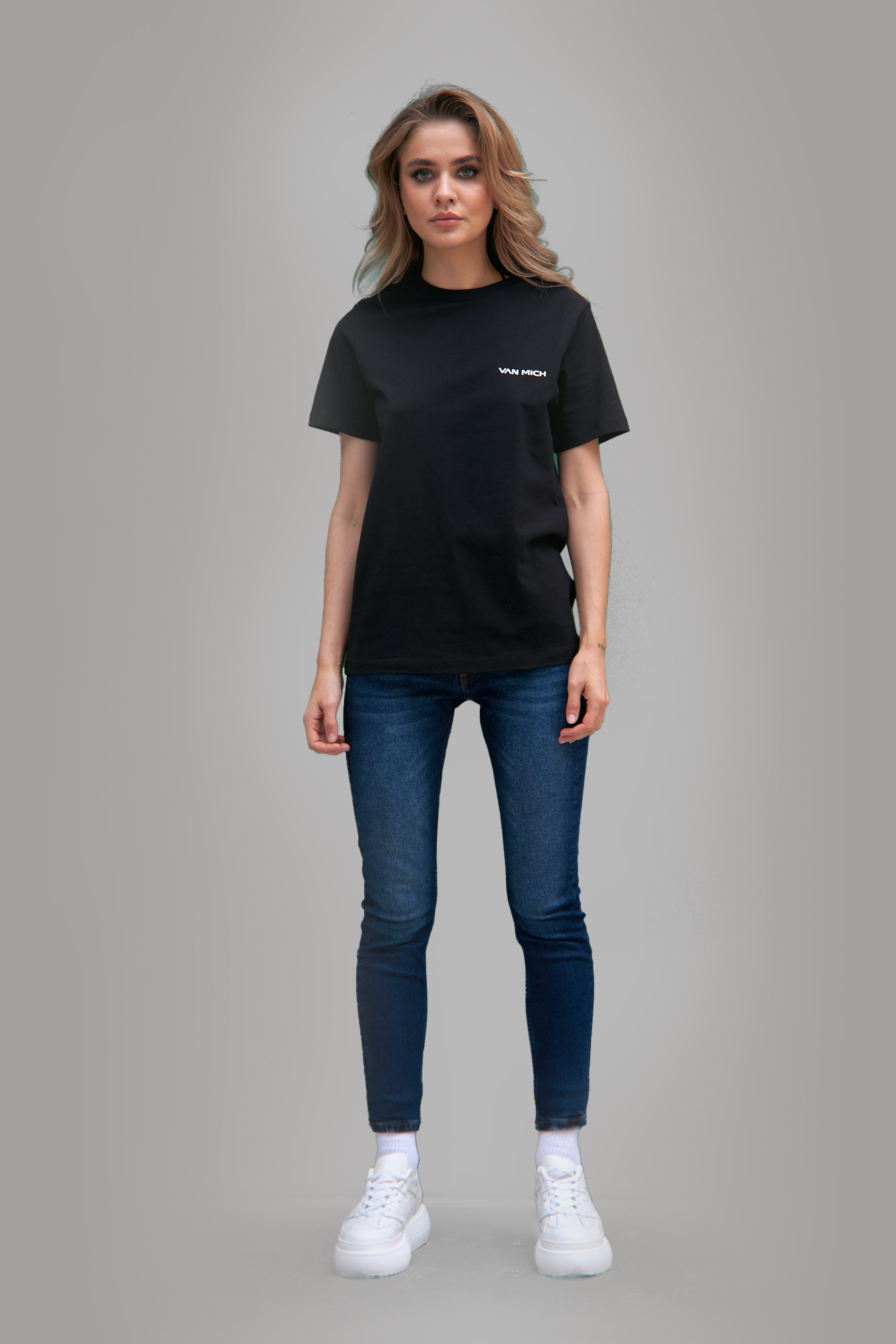 Джинсы HIGH RISE SUPER SKINNY Van Mich