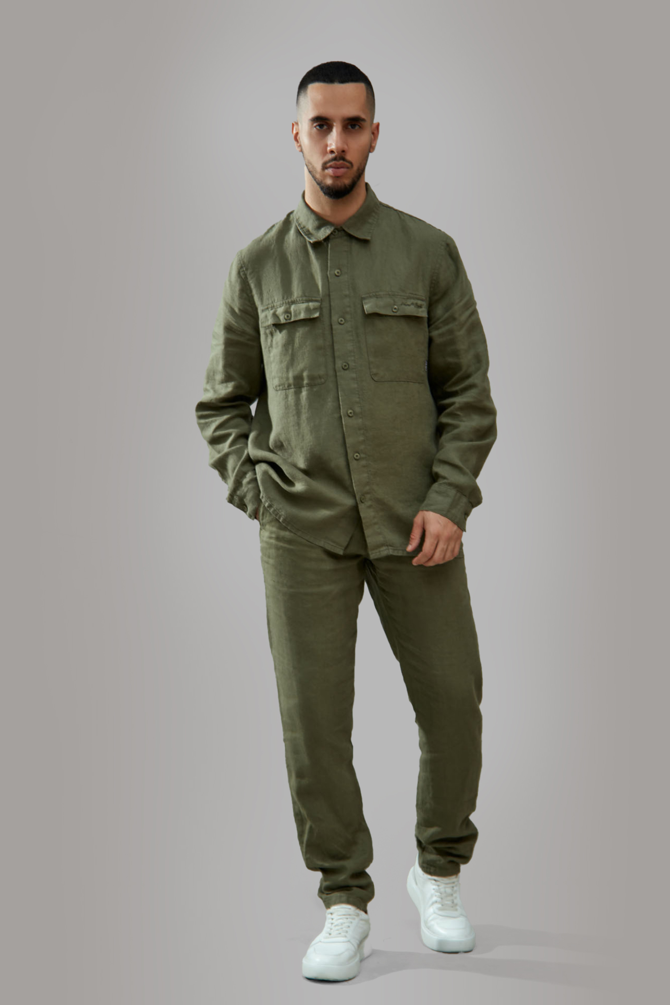 Брюки льняные Van Mich